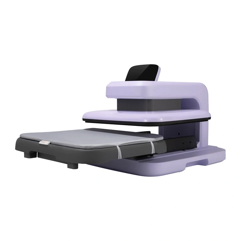 HTVRONT Auto 2 Digit Heat Transfer Press (Purple)