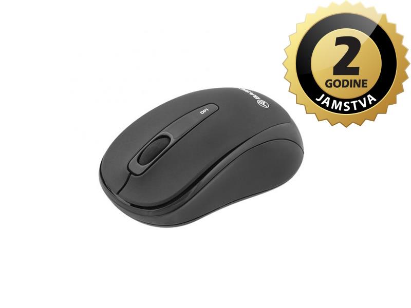 Tellur miš mini, bežični, nano USB, optički, 1600DPI, 4 tipke, crni 491001 - 32010049