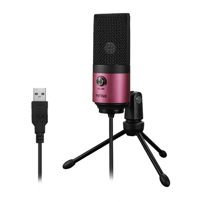 Fifine K669BP Condenser Microphone (Pink)