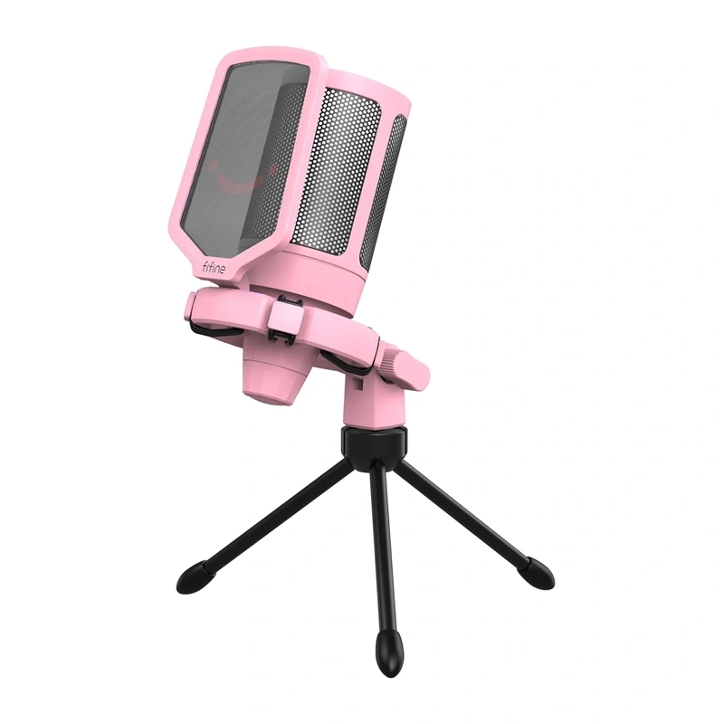 Fifine A6V Gaming Microphone (Pink)