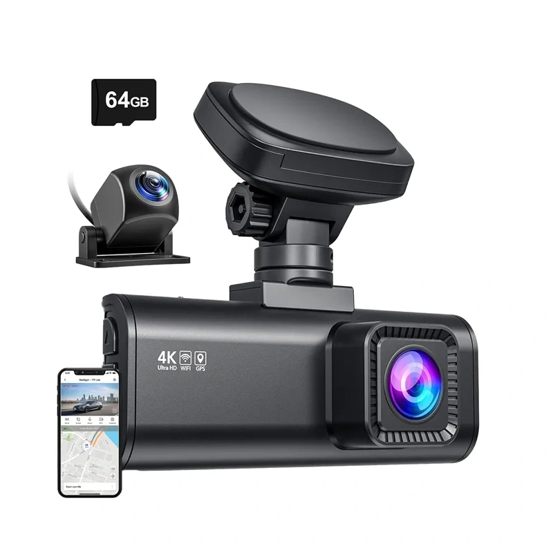 Redtiger F7N WiFi 4K + 1080p Dash Cam