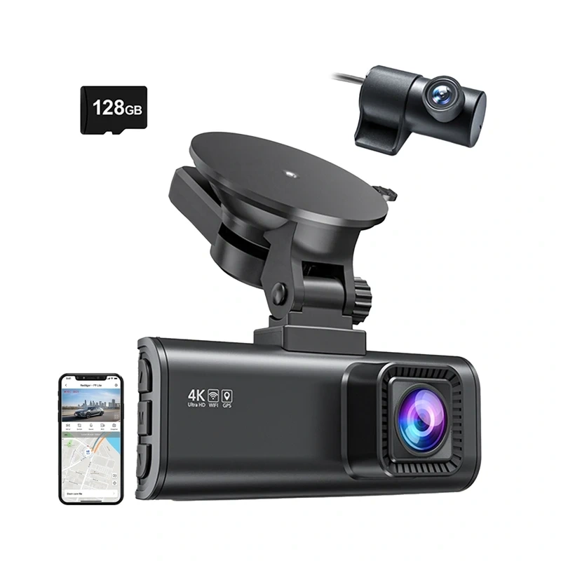 Redtiger F7NP WiFi 4K + 1080p 128GB Dash Cam
