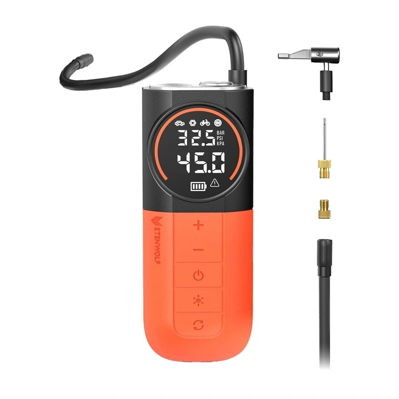 Etenwolf S1 Car Air Compressor, 11.03 bar, 5200 mAh
