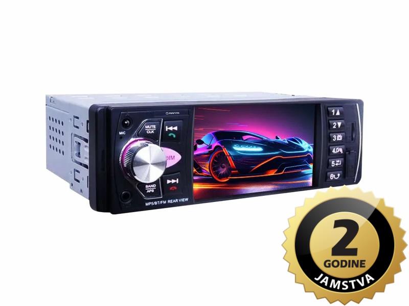 MANTA auto radio RS5501, BT, zaslon 4in 1080p, USB, 4x50W, ISO, Handsfree EOL - 05160038