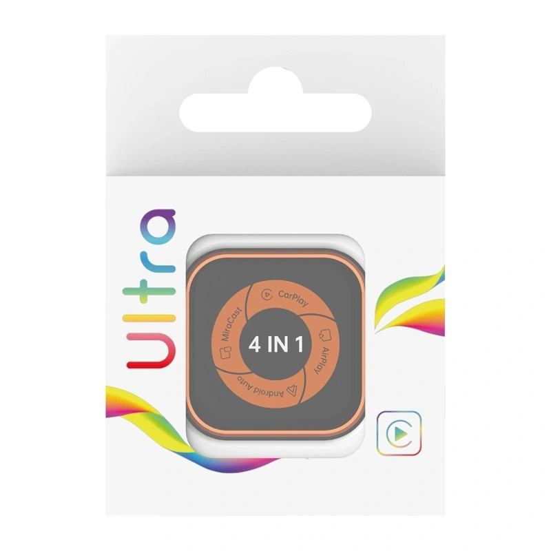 CARLINKIT Mini Ultra 6 Wireless Adapter for CarPlay and Android Auto