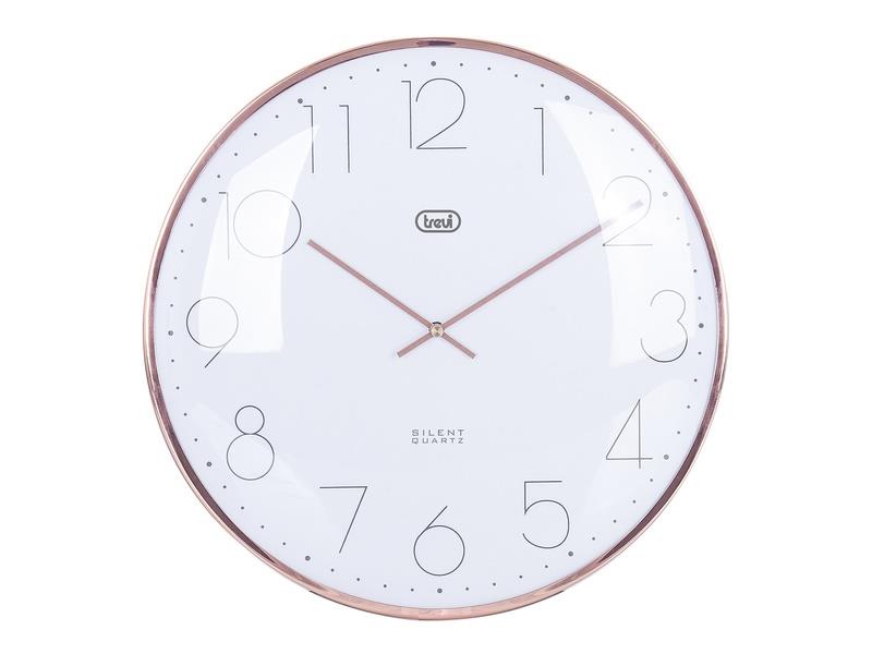 TREVI zidni sat, 30cm, metalni okvir, analogni, bronca 0M351215 - 30010021