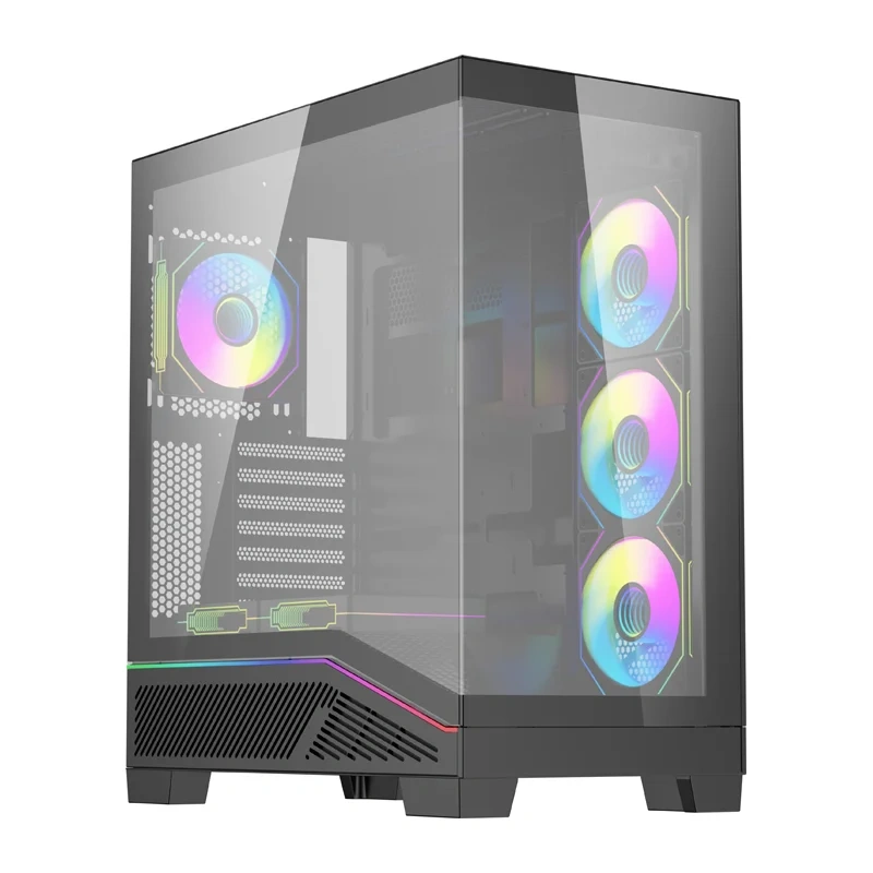 Computer case DarkFlash K430 + 6 fans (black)