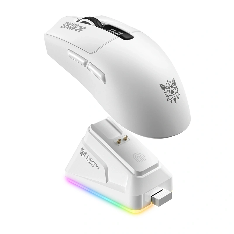 ONIKUMA DM10 Wireless Mouse (White)