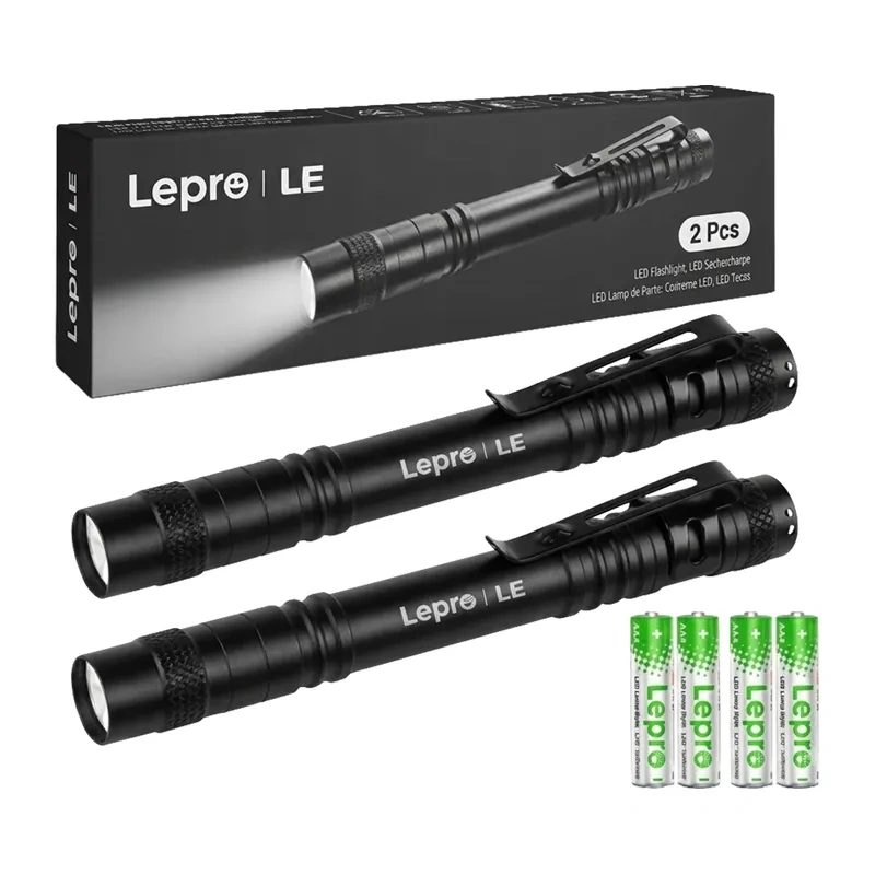 LEPRO 120023-2 Flashlight, 2-pack