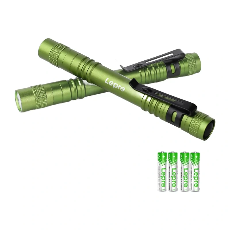 LEPRO 120023L-GN-2 Flashlight, 2 pcs.
