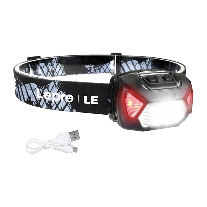 LEPRO 320014 USB Headlamp