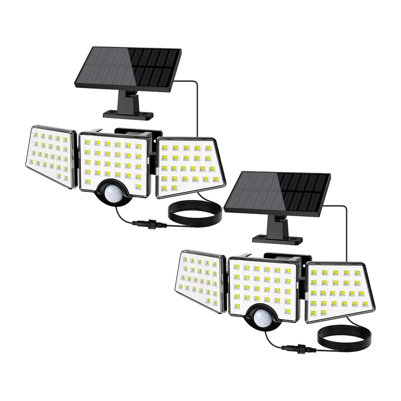 LEPRO 640005-DW-2 Solar Lamp, 2-Pack