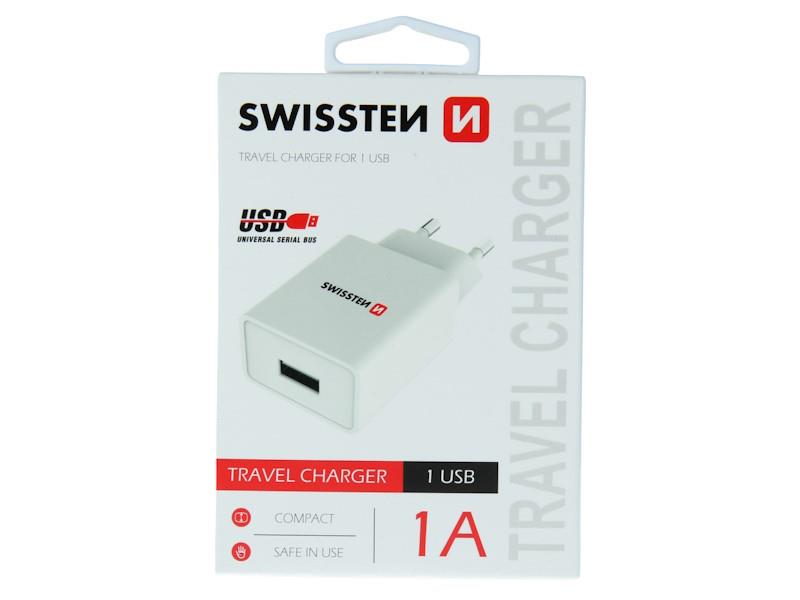 SWISSTEN punjač GaN 1x USB-C 45W POWER DELIVERY, bijeli - 03100042