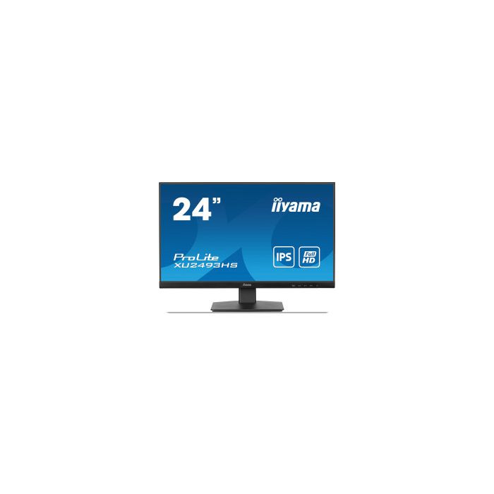 IIYAMA 24" Prolite XU2493HS-B6, 1920x1080, FHD, IPS, 250 cd/m2, 0.5ms, HDMI/DP