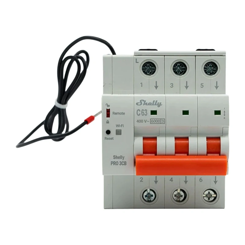 Miniature circuit breaker SHELLY Pro 3CB C63