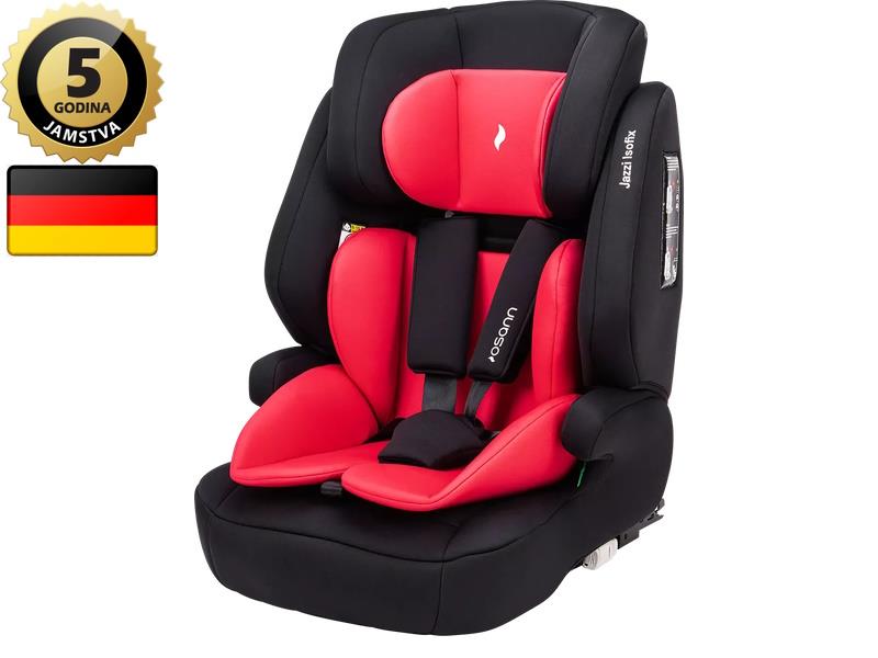 OSANN autosjedalica Jazzi, i-Size, Isofix 76-150cm, crvena JAMSTVO 5GOD - 21020136