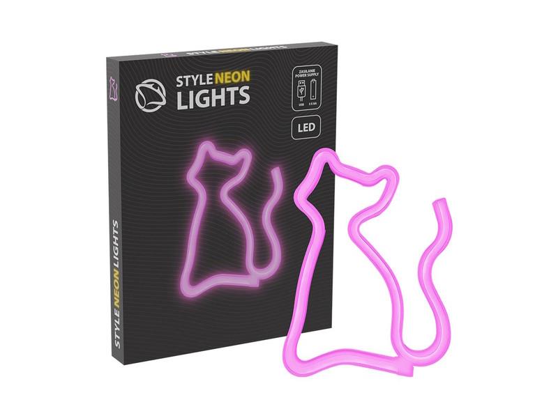 MANTA LED svjetleća oznaka MAČAK (CAT), 17x23.5x2cm, SNL06PK - 16010318