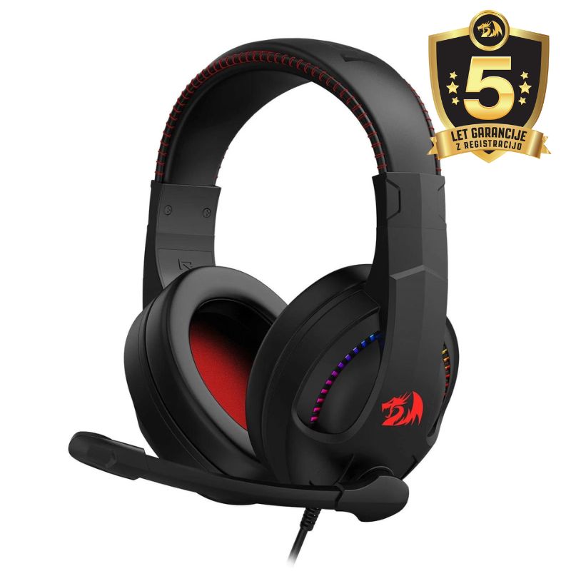 HEADSET - REDRAGON CRONUS H211-RGB WIRED BLACK