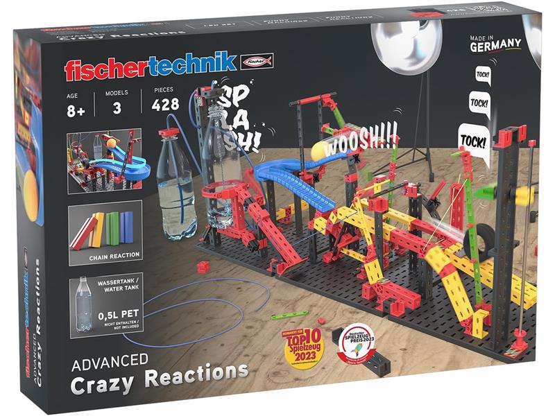 Fischertechnik slagalica STEM, 428 dijelova, 7+, Crazy Reactions - 18050130