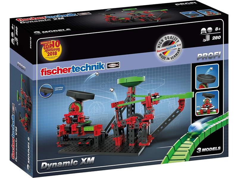 Fischertechnik slagalica STEM, 280 dijelova, 7+, staza za kuglice Dynamic XM - 18050132