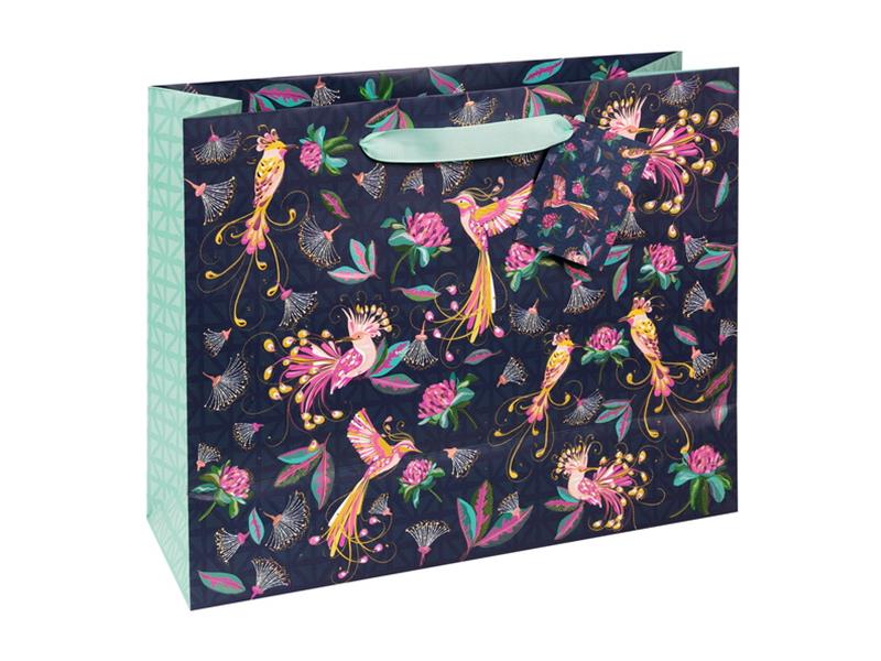 GOLDBUCH ukrasna vrećica 27x33 cm Tropical Birds blue - 06060817
