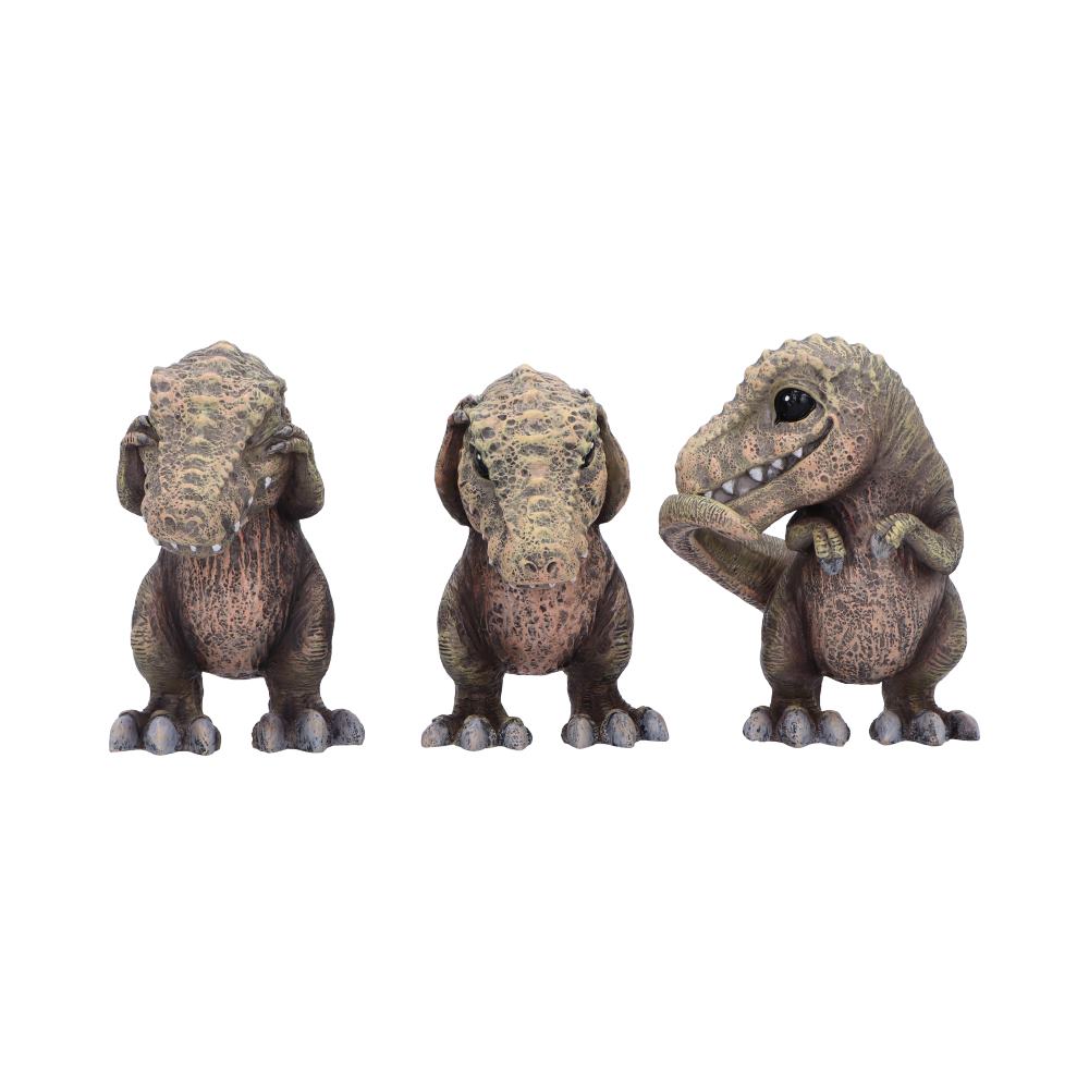 NEMESIS NOW Three Wise Tyrannosaurus Rex Figurine