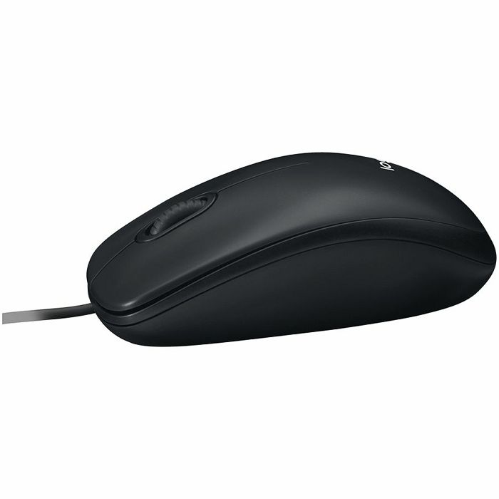 LOGITECH B100 Wired Mouse - BLACK - USB - B2B