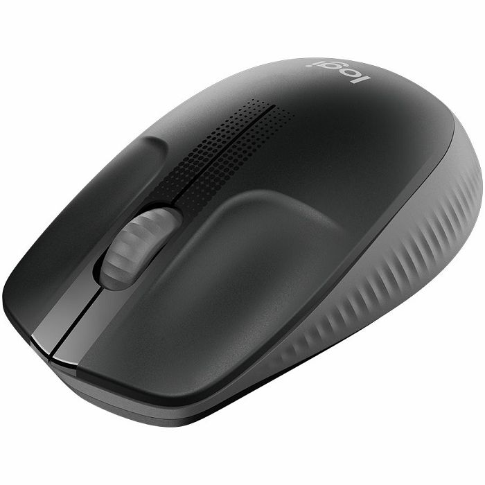 LOGITECH M190 Full-size wireless mouse - MID GREY - 2.4GHZ