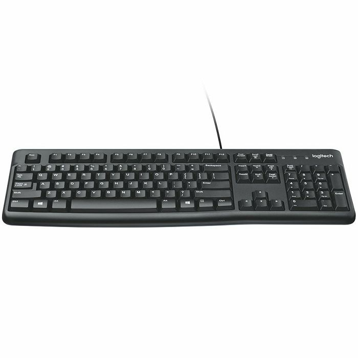 Tipkovnica LOGITECH K120, black