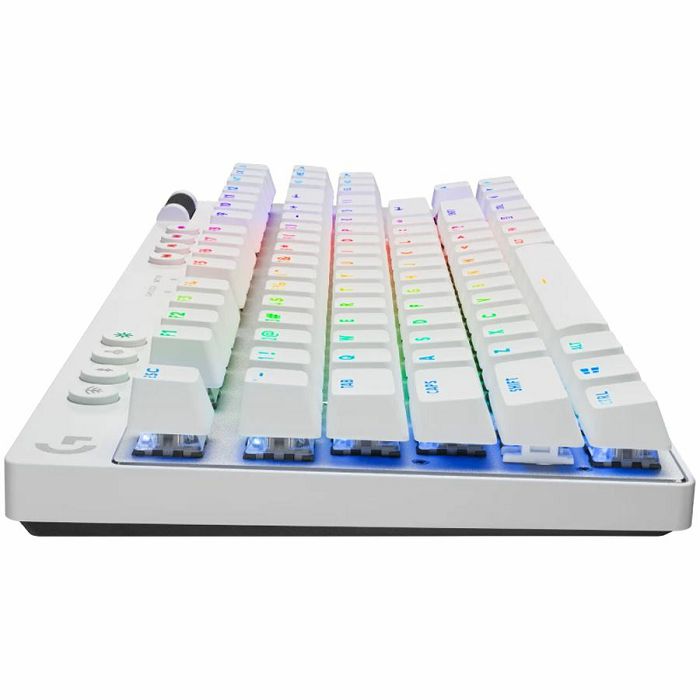 LOGITECH G PRO X TKL LIGHTSPEED Mechanical Gaming Keyboard - WHITE - US INTL - TACTILE