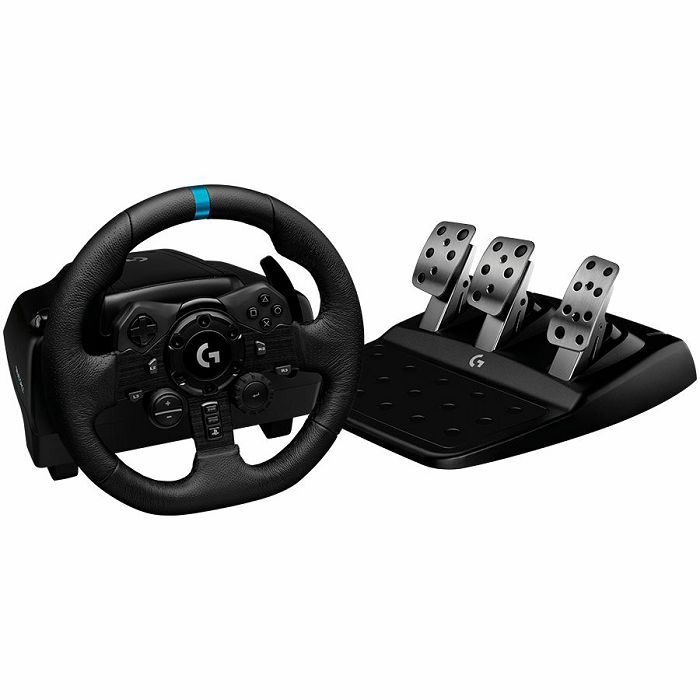 LOGITECH G923 Racing Wheel and Pedals for PS4/PS5 and PC - USB - PLUGC - EMEA - EU