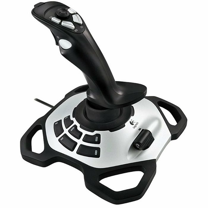 LOGITECH Joystick Extreme 3D Pro - SILVER/BLACK - USB