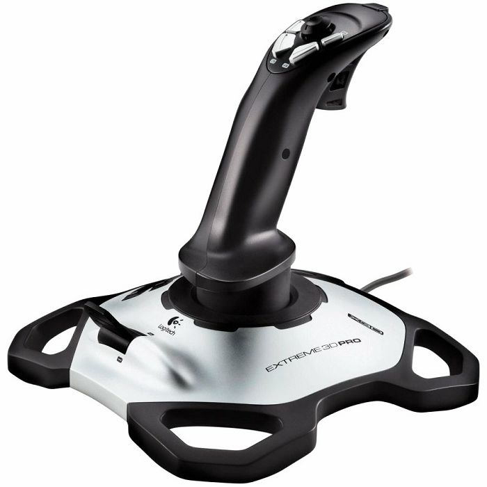 LOGITECH Joystick Extreme 3D Pro - SILVER/BLACK - USB