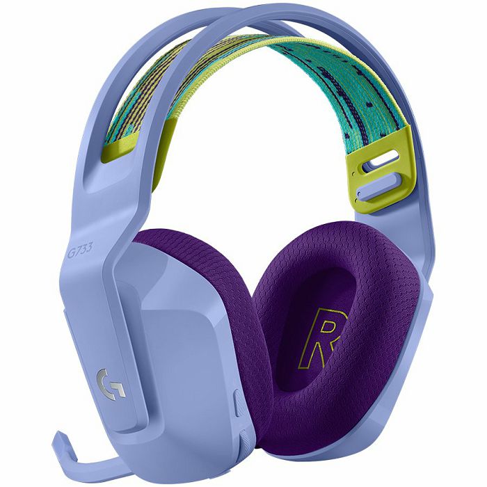 LOGITECH G733 Wireless LIGHTSPEED RGB Gaming Headset - LILAC