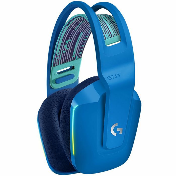 LOGITECH G733 Wireless LIGHTSPEED RGB Gaming Headset - BLUE