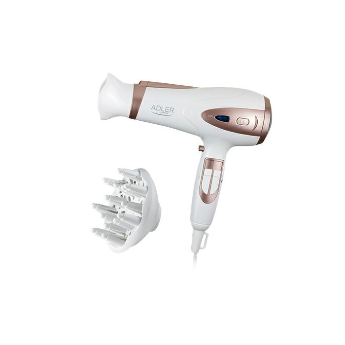 Adler ionic hair dryer 2200W AD 2248 white