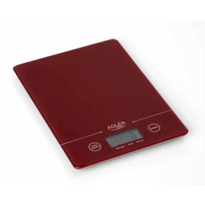 Adler kitchen scale red