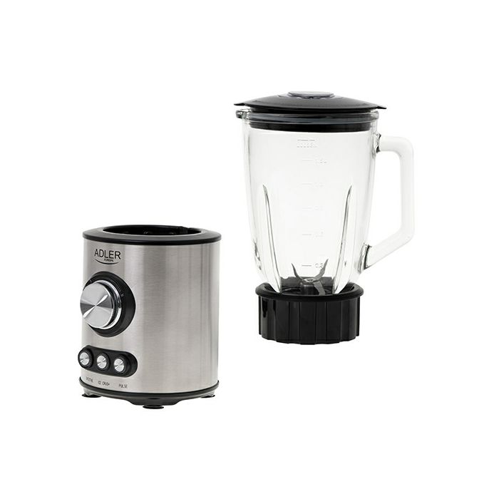 Adler powerful blender and mixer 1700W AD4078 silver color