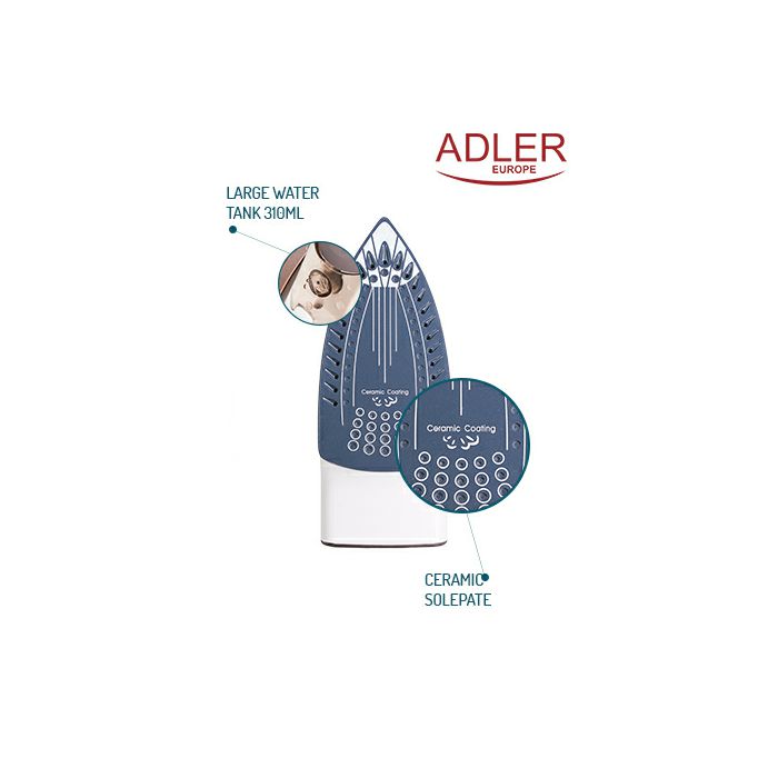 Adler steam iron 2000W