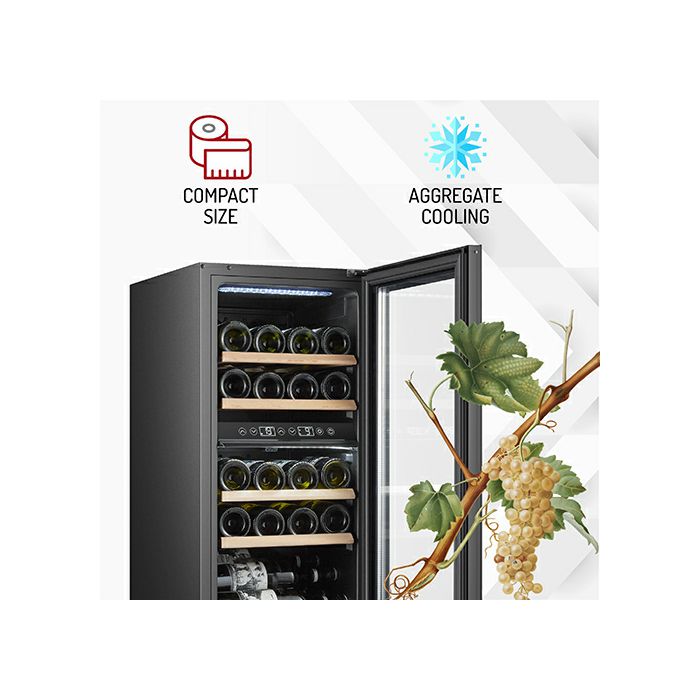 Adler wine display case 60L double cooling zone AD8080