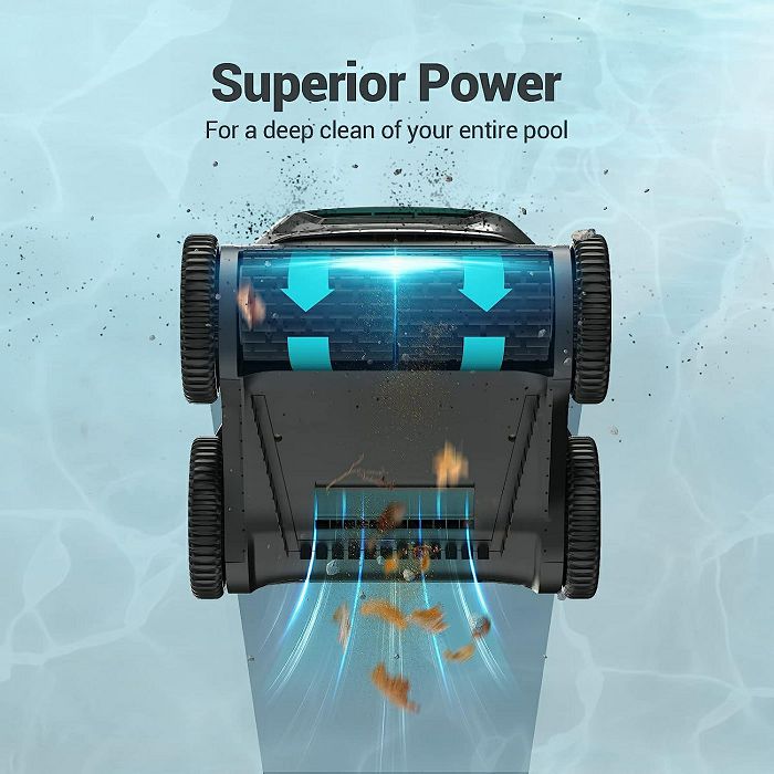 Aiper Seagull Pro Battery-Powered Robotic Pool Vacuum, Gray