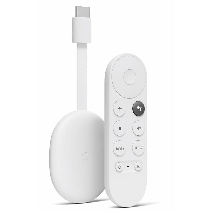Google Chromecast with Google TV, white
