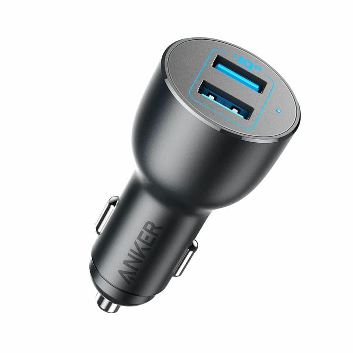 Anker PowerDrive III 2-Port 36W Alu car charger