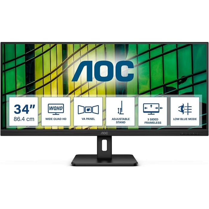 AOC U34E2M 34" UltraWide VA monitor