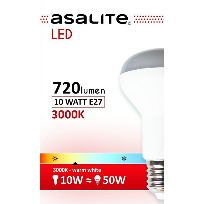 ASALITE LED bulb E27 R63 10W 3000K 720lm