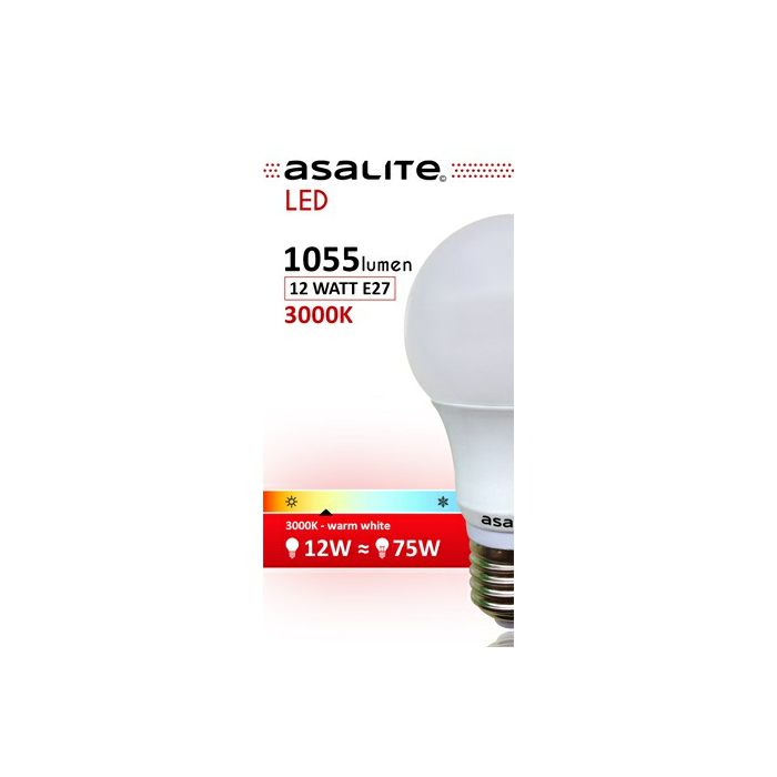 ASALITE LED bulb E27 12W 3000K 1055lm