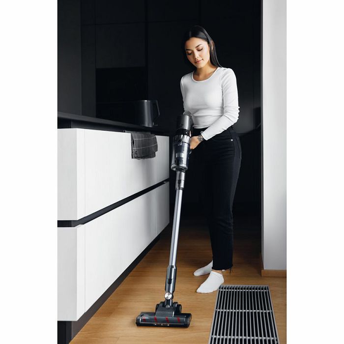 AENO Cordless vacuum cleaner SC3: electric turbo brush, LED lighted brush, resizable and easy to maneuver, washable MIF filter