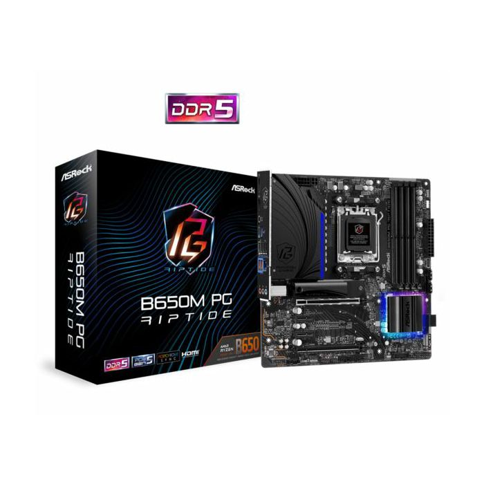 Asrock B650M PG RIPTIDE, DDR5, S.AM5