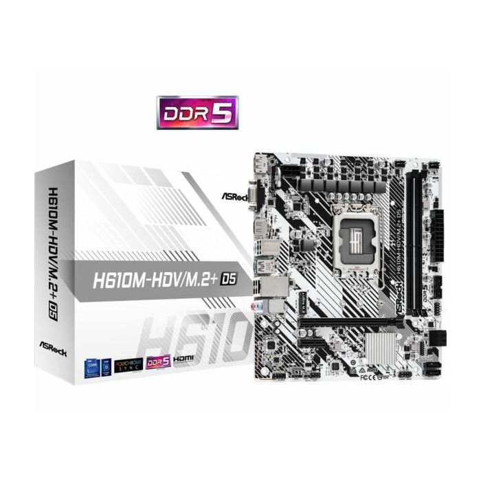 Asrock Intel LGA1700 H610M-HDV M.2 D5