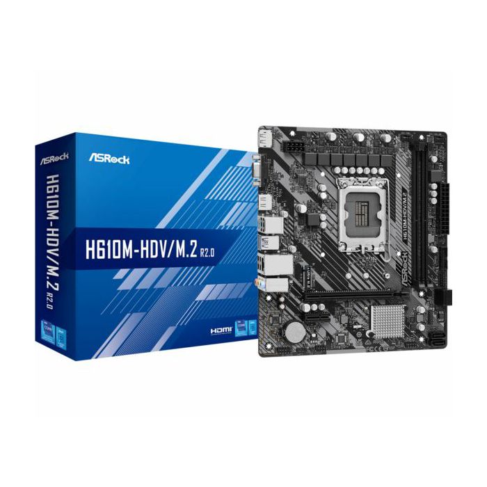 Asrock Intel LGA1700 H610M-HDV M.2 R2.0